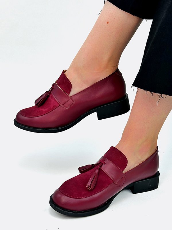 Фото: «Englische» Loafer aus 100% Leder/Veloursleder. Kaufen mit 41% Rabatt.